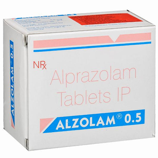 ALZOLAM 0.5MG - Strip of 10 tablets