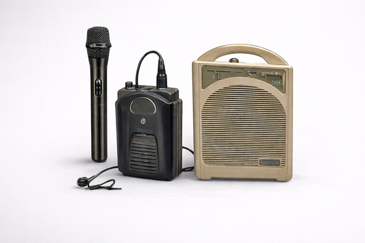 Model: SH120A ;Output: 15W ;Features: MP3 Player ;USB ;Bluetooth ;Rechargeable Batteries;With Cordless (Hand Held or Tie) Microphone