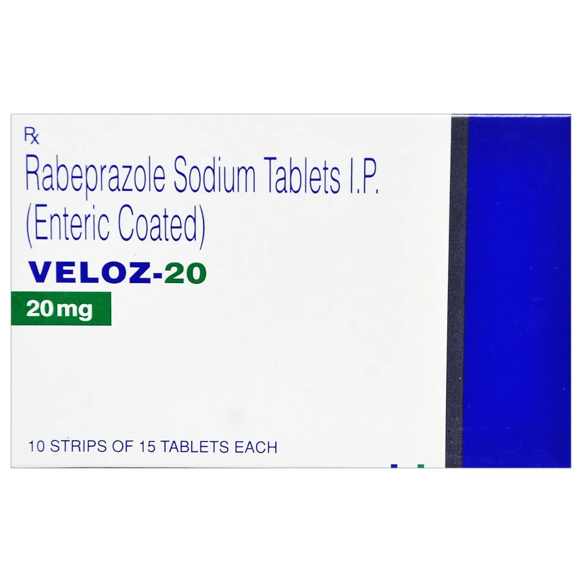 VELOZ 20 TAB - Strip of 10 tablets