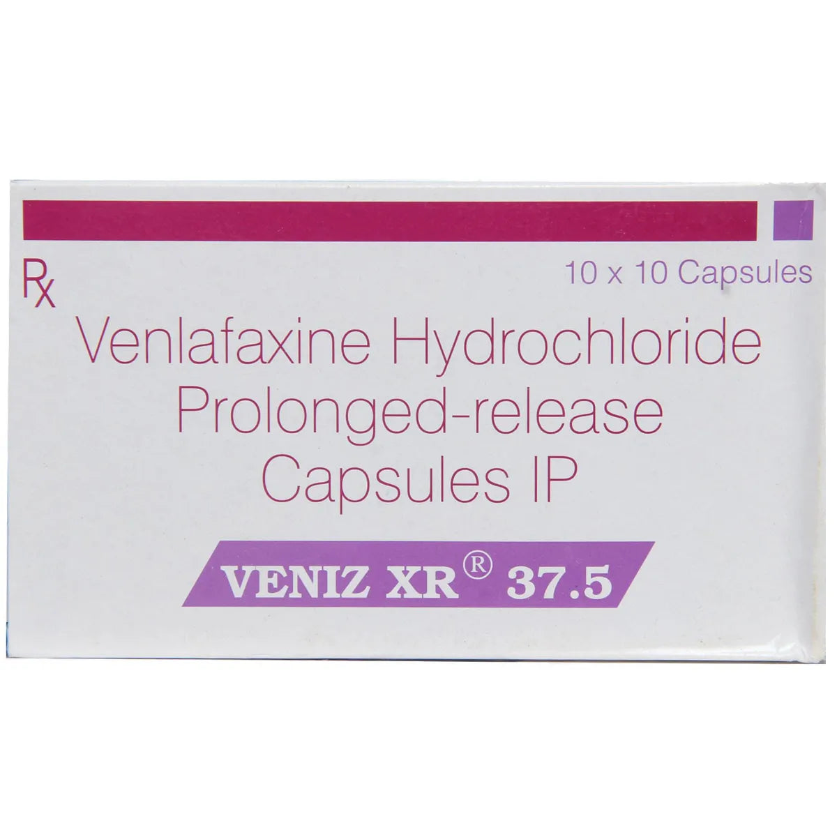 VENIZ XR 37.5MG CAP - Strip of 10 capsules