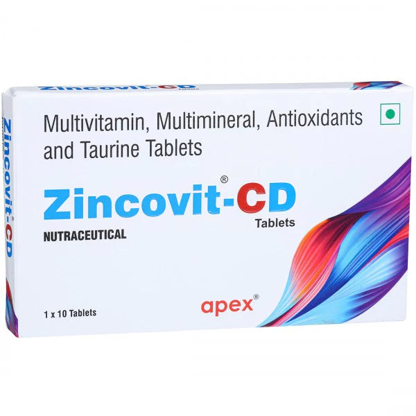 ZINCOVIT-CD TAB - Strip of 15 tablets