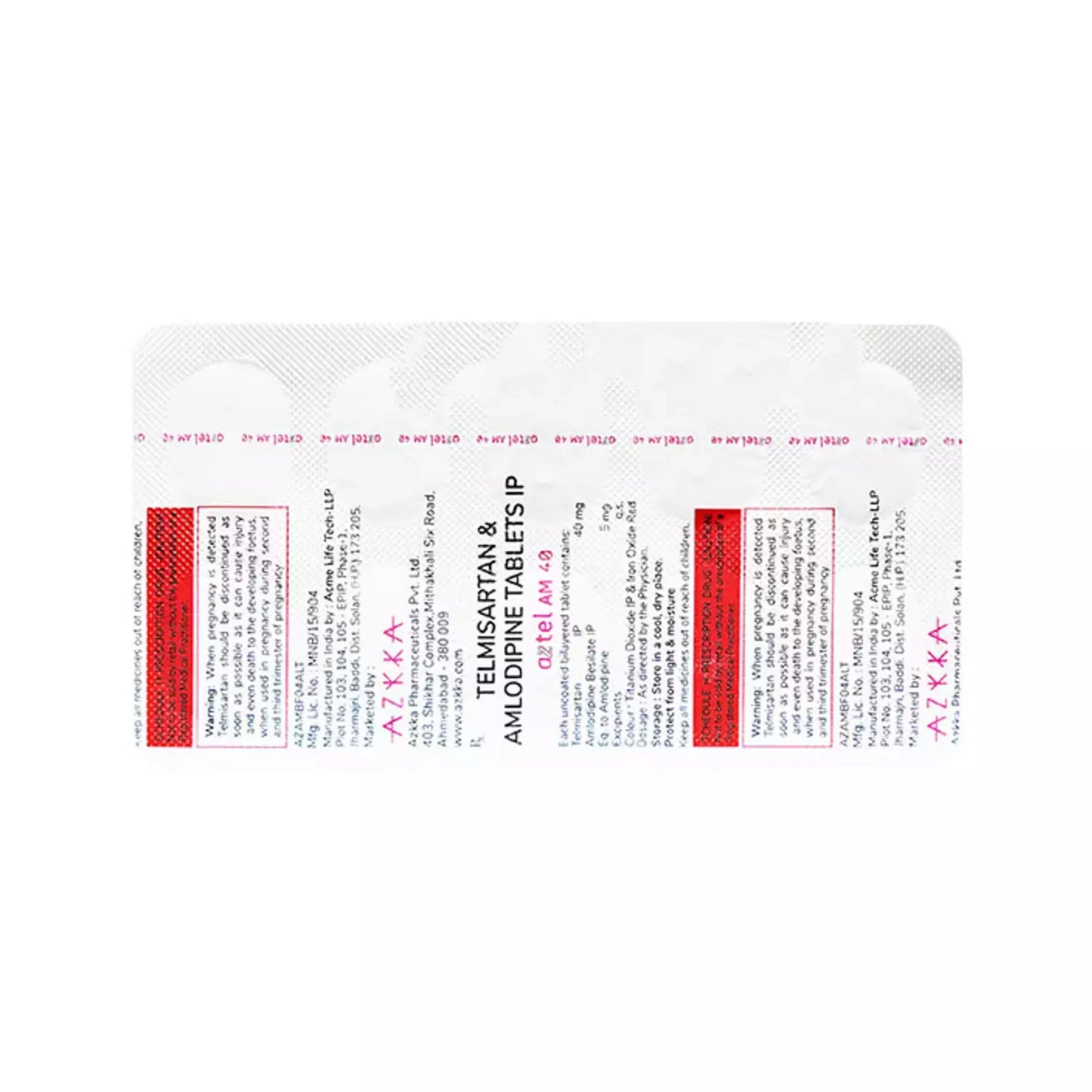 AZTEL-AMAQWMG - Strip of 10 tablets
