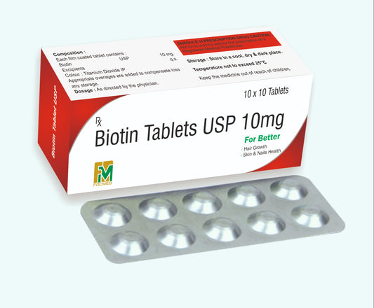 LA ESPECIAL BIOTIN GUM - Strip of 10 tablets