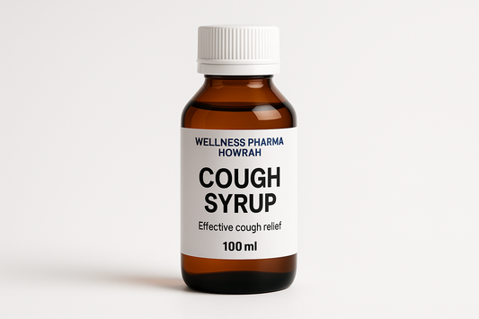 Cough Syrup from Wellness Pharma Howrah\
Effective cough relief syrup, 100ml.\
