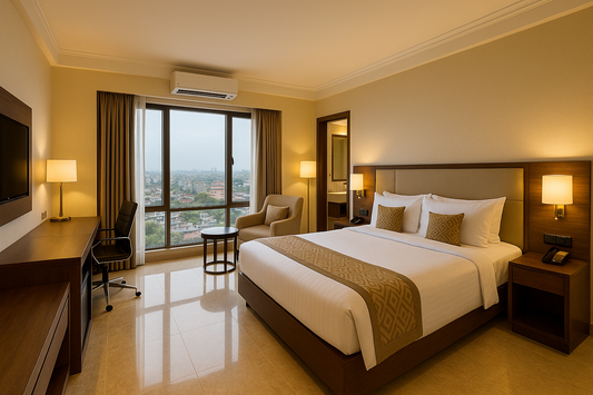 Deluxe Room at Hotel Premier Howrah
Spacious deluxe room in Howrah with premium amenities.

