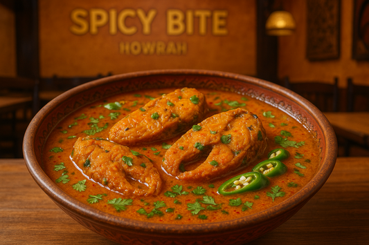 Fish Curry at Spicy Bite Howrah\
Traditional Bengali fish curry with spices.\
