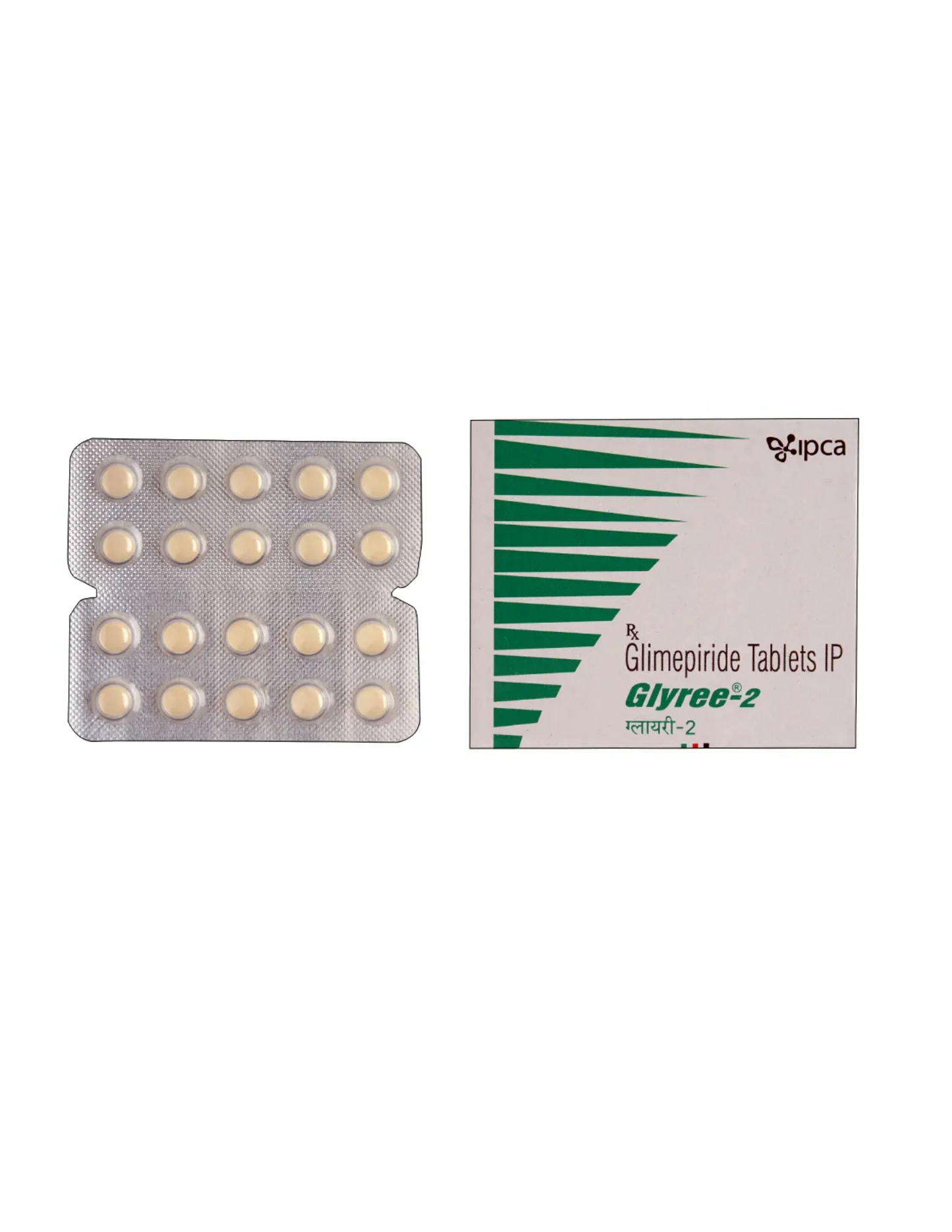 GLYREE 2 TAB - Strip of 10 tablets