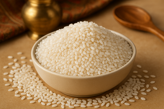 Gobindo Bhog Rice from Grocery Durgapur\
Aromatic Gobindo Bhog rice for special dishes.\
