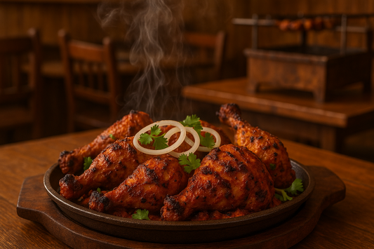 Grilled Chicken at BBQ Siliguri\
Juicy grilled chicken with spices.\

