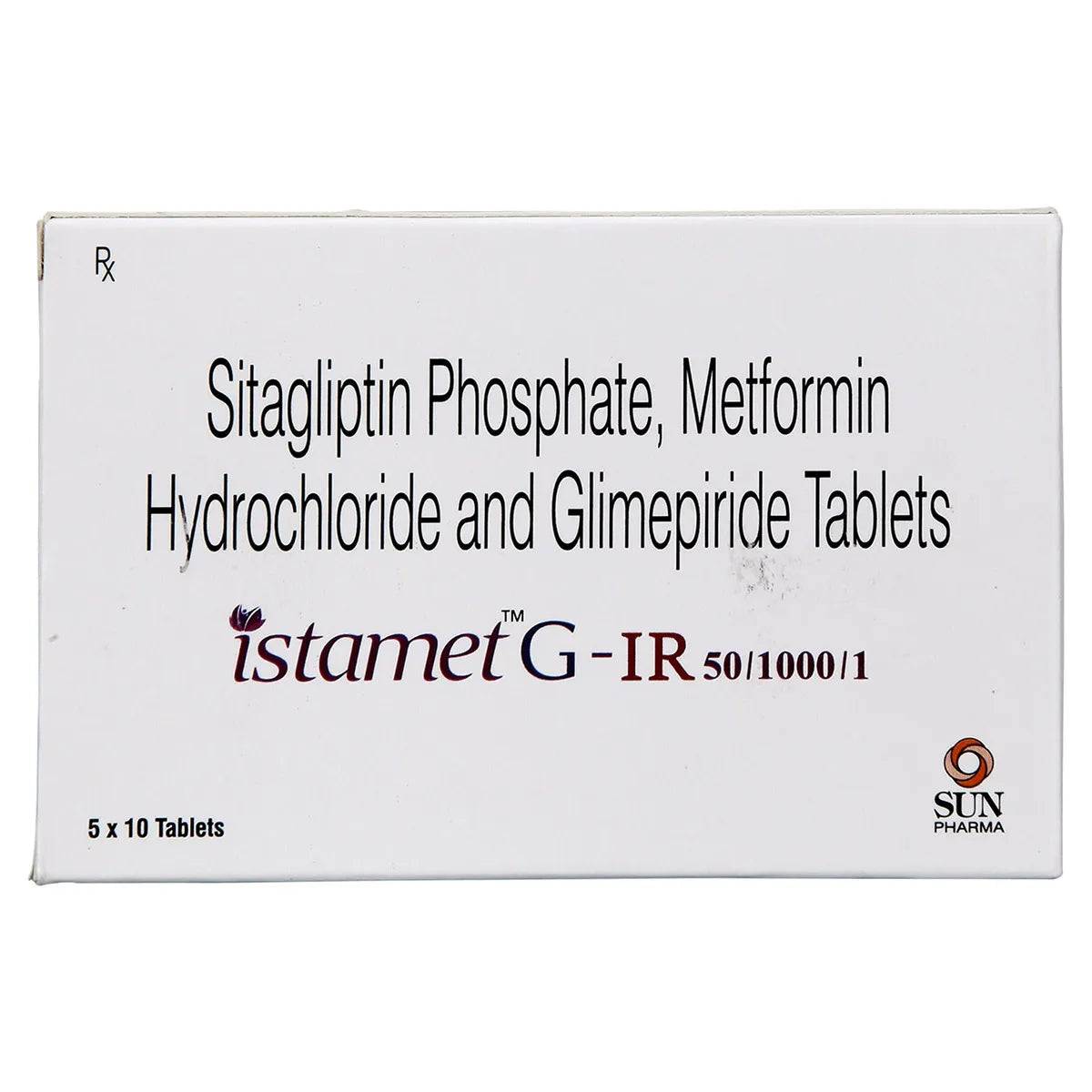 ISTAMET 50/1000 TAB - Strip of 10 tablets