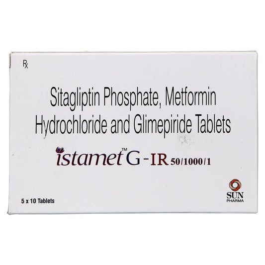 ISTAMET 50/1000 TAB - Strip of 10 tablets
