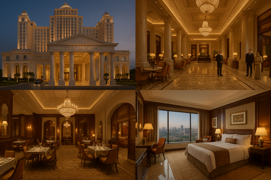 ITC Royal Bengal - Luxury Hotel
Experience the epitome of luxury at ITC Royal Bengal, Kolkata's premier 5-star hotel. World-class amenities, fine dining restaurants, and impeccable service.
