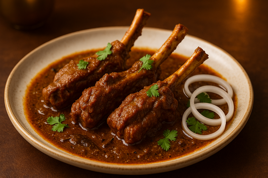 Mutton Chaap\
Tender mutton ribs cooked in rich Mughlai spices, a signature dish from Arsalan.\
