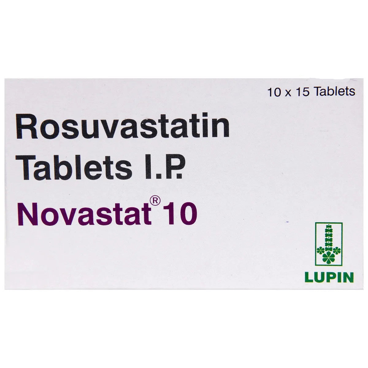 NOVASTAT 10 TAB - Strip of 10 tablets