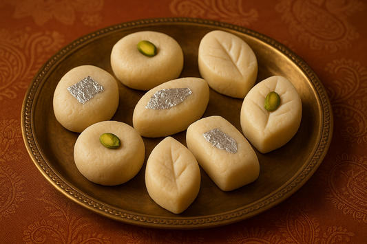 Premium Bengali Sandesh made with pure milk and sugar. Light, creamy texture with delicate sweetness. A signature sweet from Kolkata's renowned Mishti Mukh.