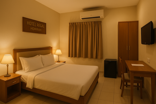 Standard Room at Hotel Regal Howrah
Cozy standard room in Howrah with essential amenities.
