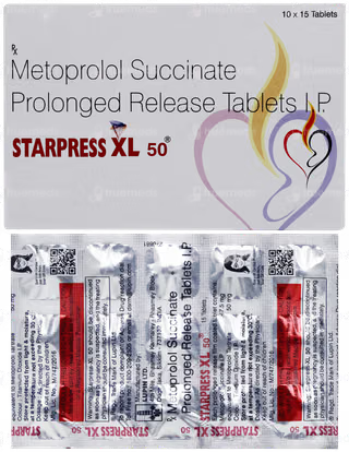 STARPRESS XL 50 - Strip of 10 tablets