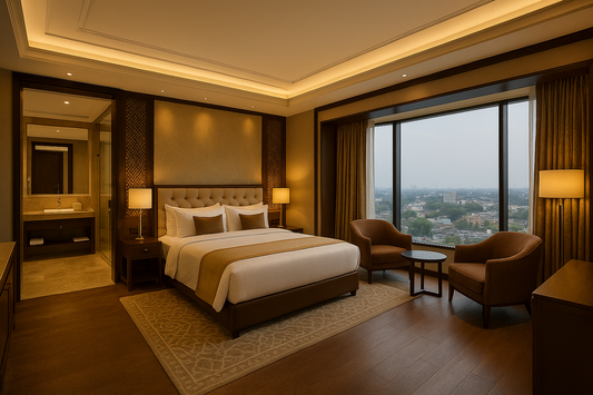 Suite at Hotel Luxury Asansol
Luxury suite in Asansol with premium facilities.
