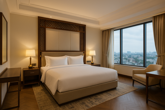 Suite at Hotel Oasis Kolkata
Luxury suite with premium amenities in Kolkata.
