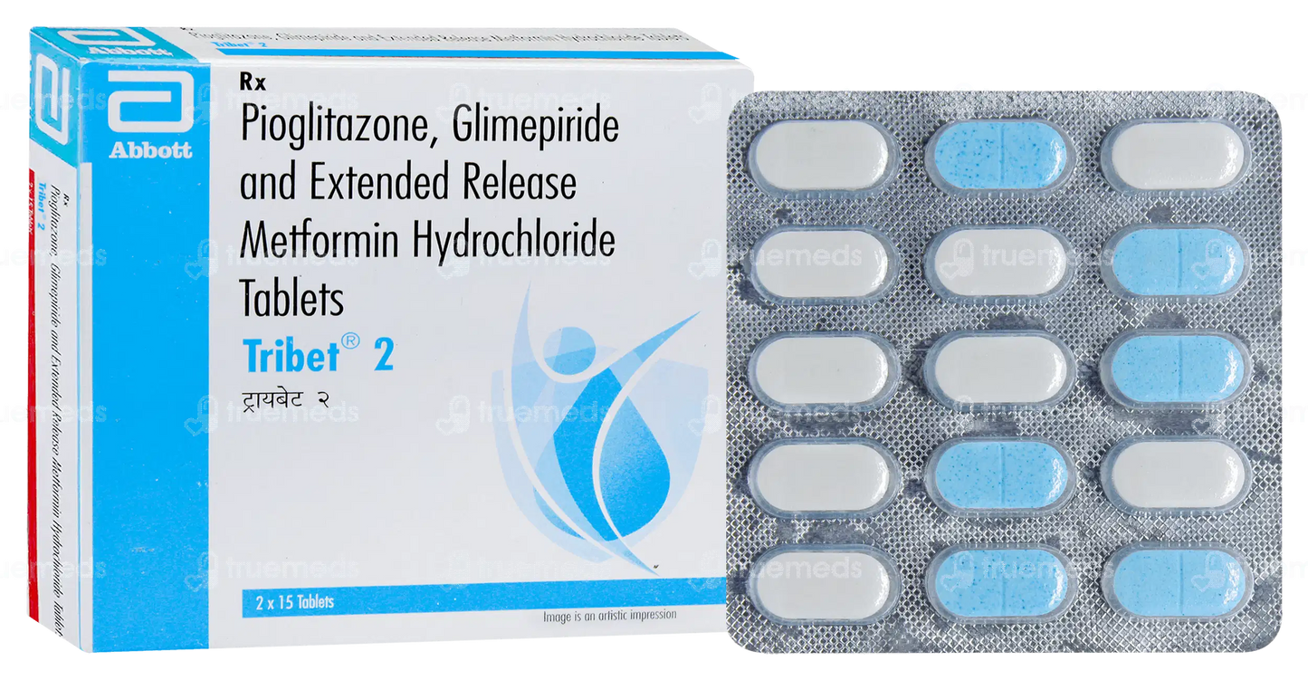 TRIBET 2 TAB - Strip of 10 tablets