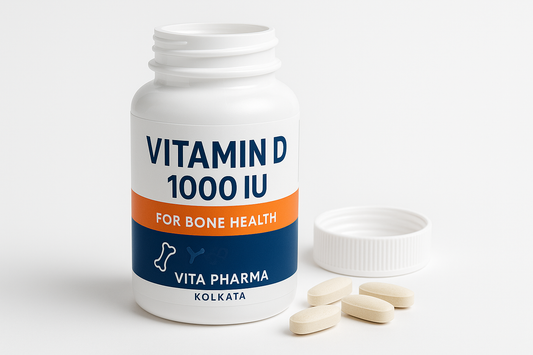 Vitamin D Tablets from Vita Pharma Kolkata\
Vitamin D for bone health, 1000 IU.\
