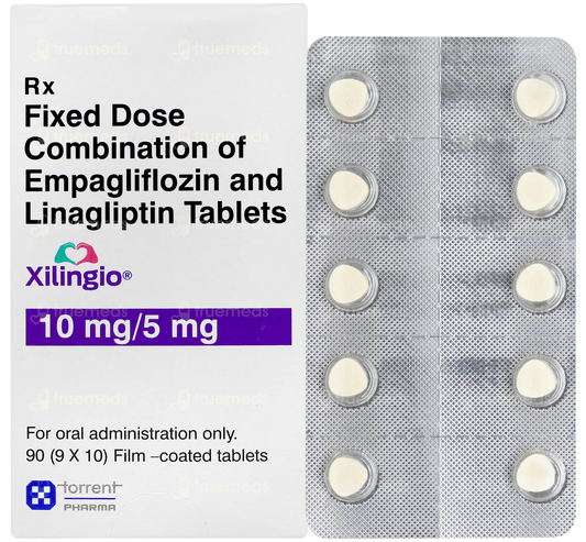 XILINGIO 10/5MG - Strip of 10 tablets